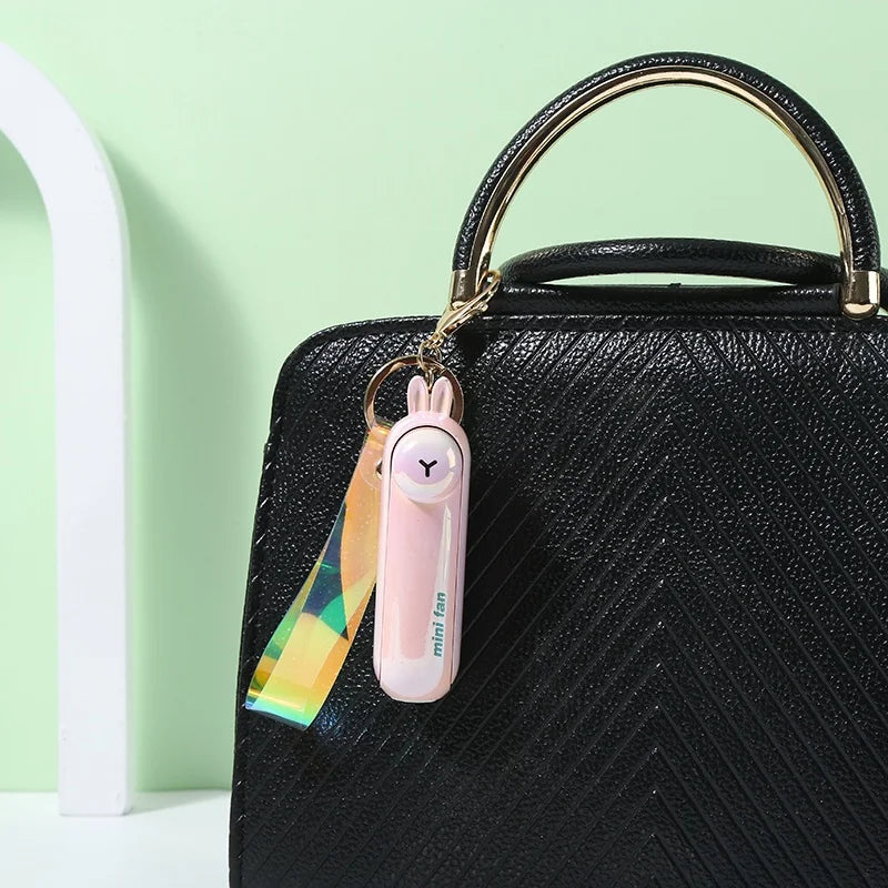 Cute Mini Fan Travel-Friendly USB Desk Cooling for Office Bedside