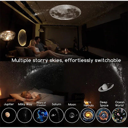 Galaxy Star Projector Night Light 2-in-1 Mood Lamp With Flexible Brightness Viral Fall 2026 Gift