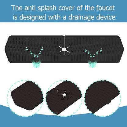 Splash Sink Guard Silicone Mat Countertop Protector