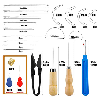 Leather Craft Kit - All-In-One DIY Leather Sewing Device Kit for Household Decor, Fall 2026 Gift Idea