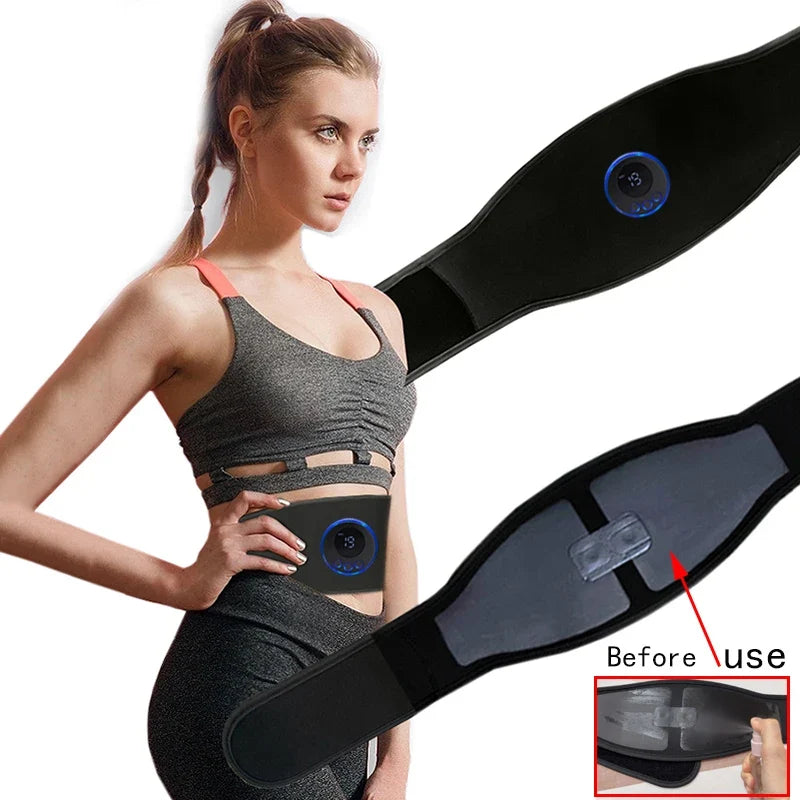 Muscle Stimulator Vibration Toning Waist Massager for Men Women 2026 – EMS Abdominal Trainer Slimming Belt