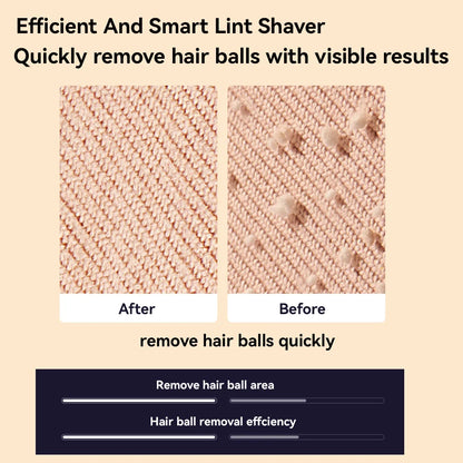 Motor-Driven Digital Display Lint Remover Travel-Friendly Fabric Shaver for Clothes Fluff and Hair Balls