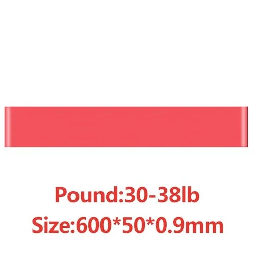 Rubber Loop Resistance Bands Fitness Equipment Kit - Travel-Friendly Strength Training for Yoga & Pilates