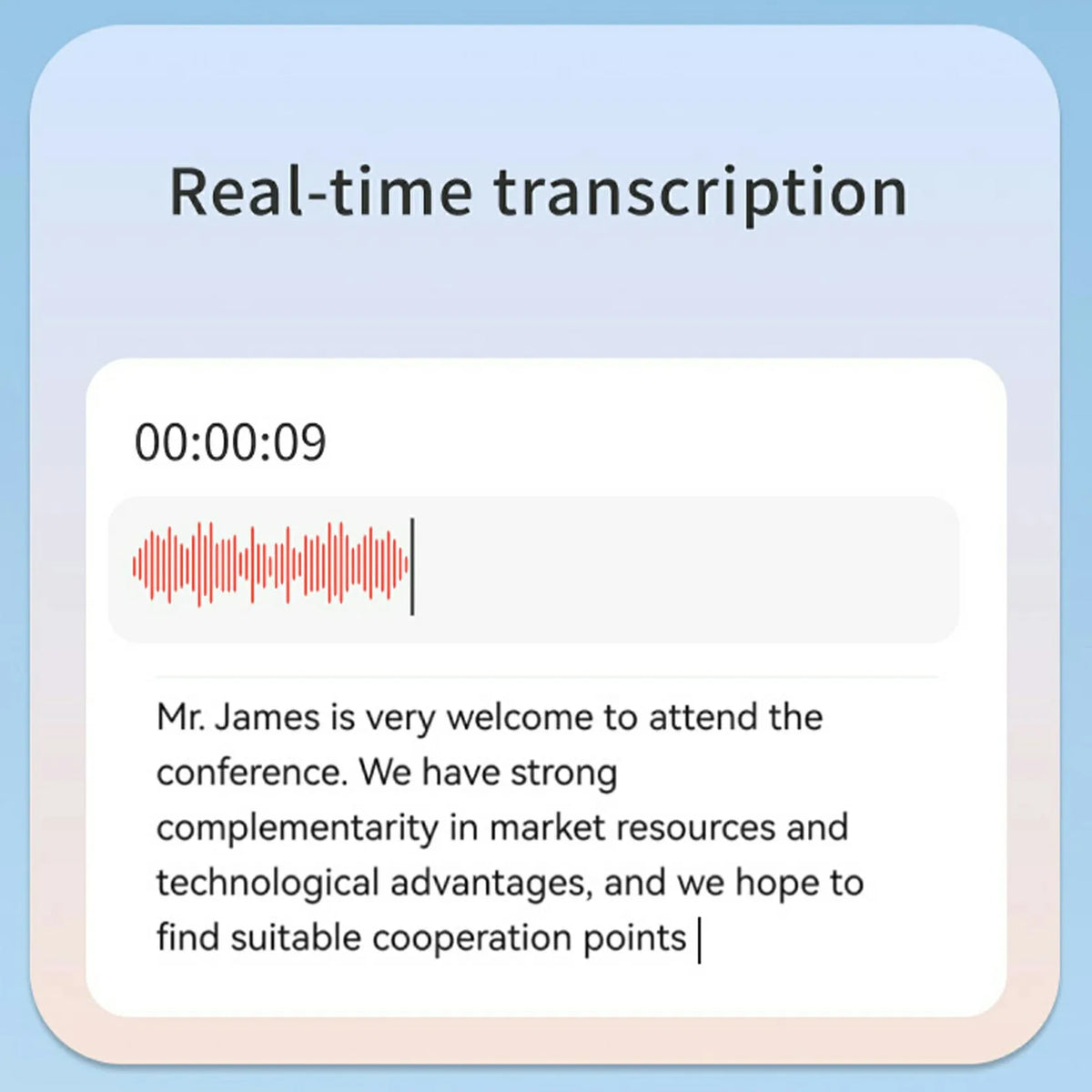 AI2026 Edition Voice Recorder with Transcription and Summarization - 135-Language Smart Notetaker for Meetings