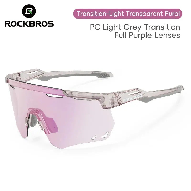 Glasses Cycling Unisex MTB Road Eyewear UV400 Polarized Photochromic Lenses, Fall 2026 Trend, All-Weather Eye Protection