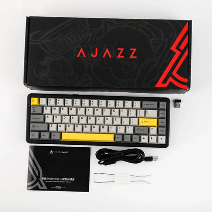 Mechanical Keyboard 68Key Cordless Bluetooth RGB Hall Effect