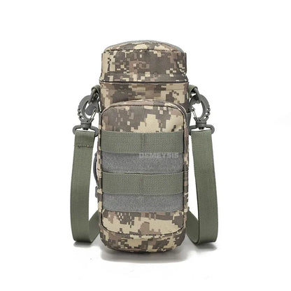 Water2025 Edition Bottle Pouch Waist Bag Tactical MOLLE 1L Capacity Hiking Camping Fall
