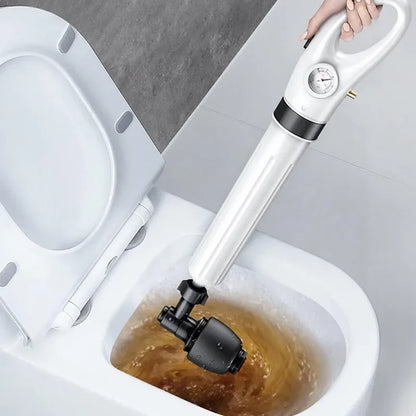 Drain Cleaner With Pressure Gauge - Pneumatic Toilet Plunger For Clogged Drains, Fall 2026 DIY Household Improvement