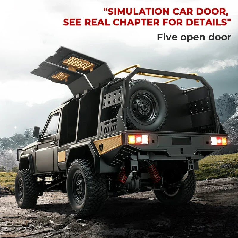Control Remote Car 1/12 Scale 4WD Off Road RC Pickup Truck Toy For Kids Christmas Gift