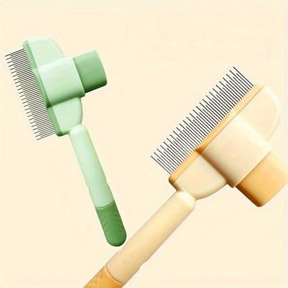 Dog Hair Remover Brush for Long Hair Pets - Grooming and Maintenance Comb for Dogs and Cats, Bath Brush for Simple Hair Cleaning