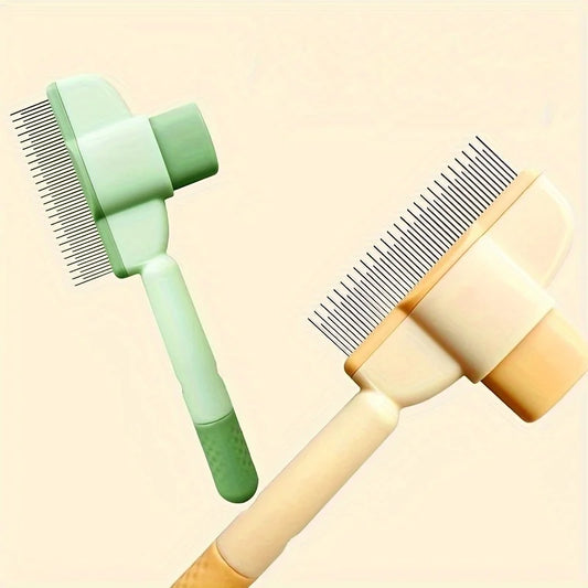 Dog Hair Remover Brush for Long Hair Pets - Grooming and Maintenance Comb for Dogs and Cats, Bath Brush for Simple Hair Cleaning