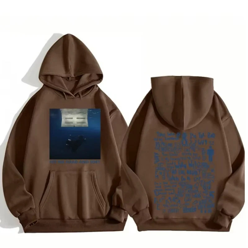 Men’s Warm Hoodie - Slim Fleece Polyester, Urban Street