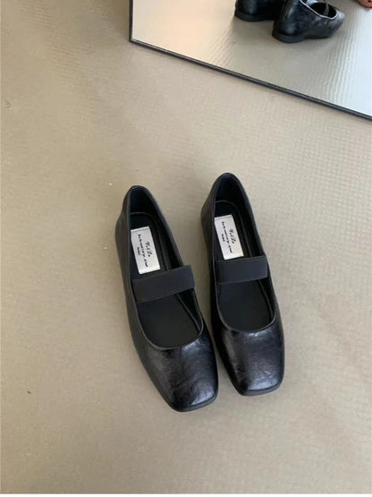 Women’s Supportive Ballet Flats - Square Toe Mary Jane