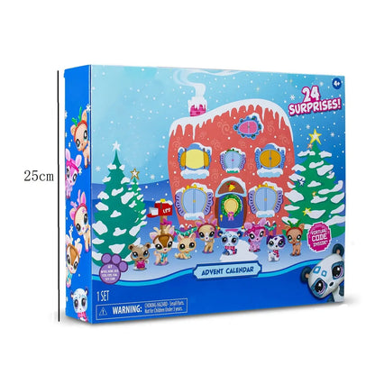 Calendar Advent Little Pets 24 Mystery Figures Holiday