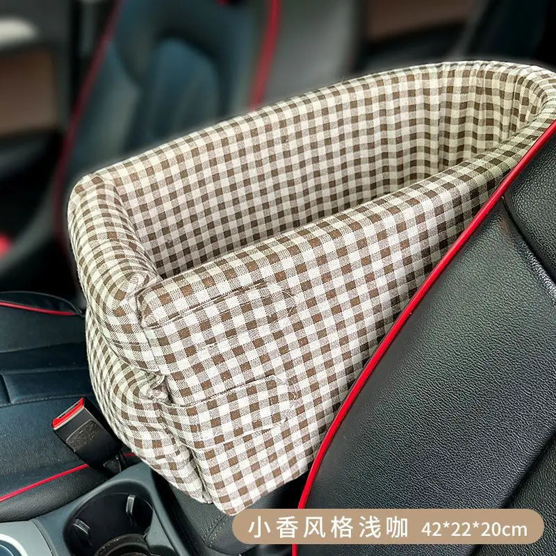 Dog Car Seat Travel-Friendly Carrier Bed Booster Seat Road Trip 2025 Travel Safety Cozy Sturdy Pet