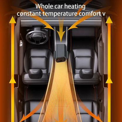 Car2025 Edition Heater Demister With Strong Suction Cup Defogger For Clear Windshield In Winter