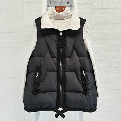 Light Women’s Puffer Vest - Short Relaxed, Duck Down