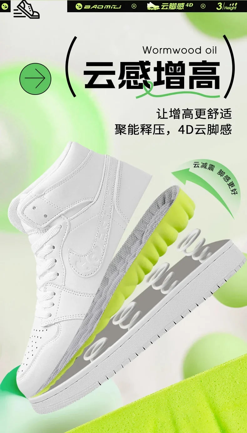 Breathable, Shock-Absorbing, Light Sports Air Insole 2026 – Height Increase Insoles EVA