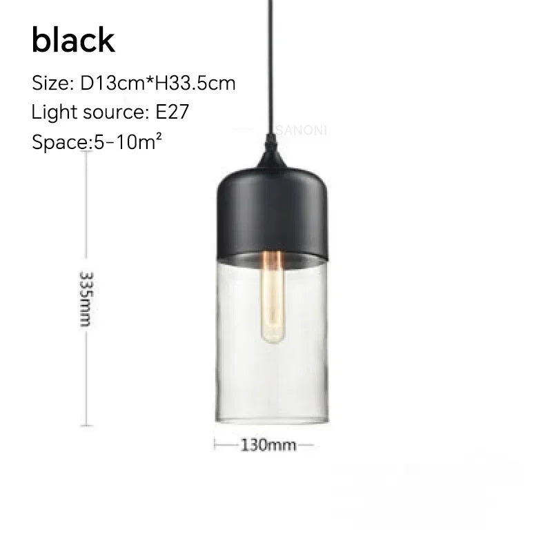Pendant2026 Edition Light Glass Chandelier E27 For Dining Room Cafe Hotel Living Room Kitchen Island Contemporary Farmhouse Fall