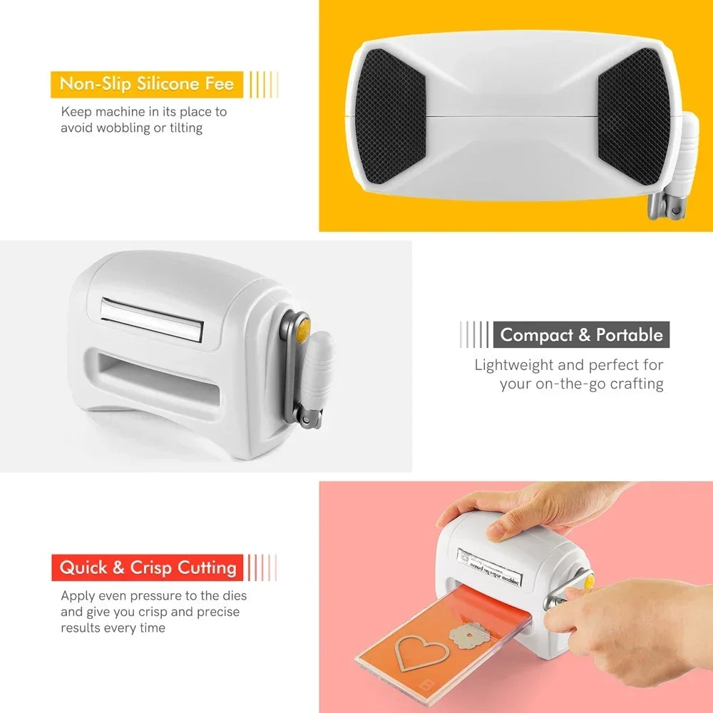 Die Cutting Machine Mini Hand-Operated Hand Crank Craft Device