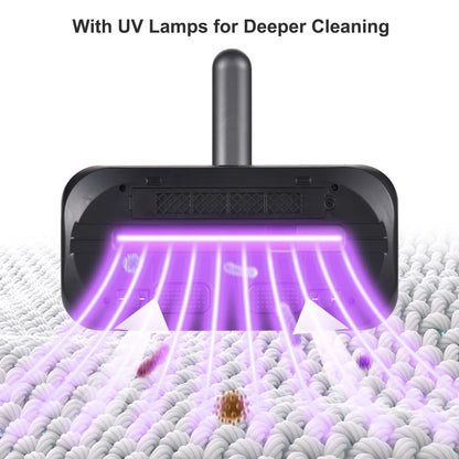 Travel-Friendly Mattress Vacuum Cleaner 100W Cordless UV Bed Cleaner 8000Pa Strong Suction