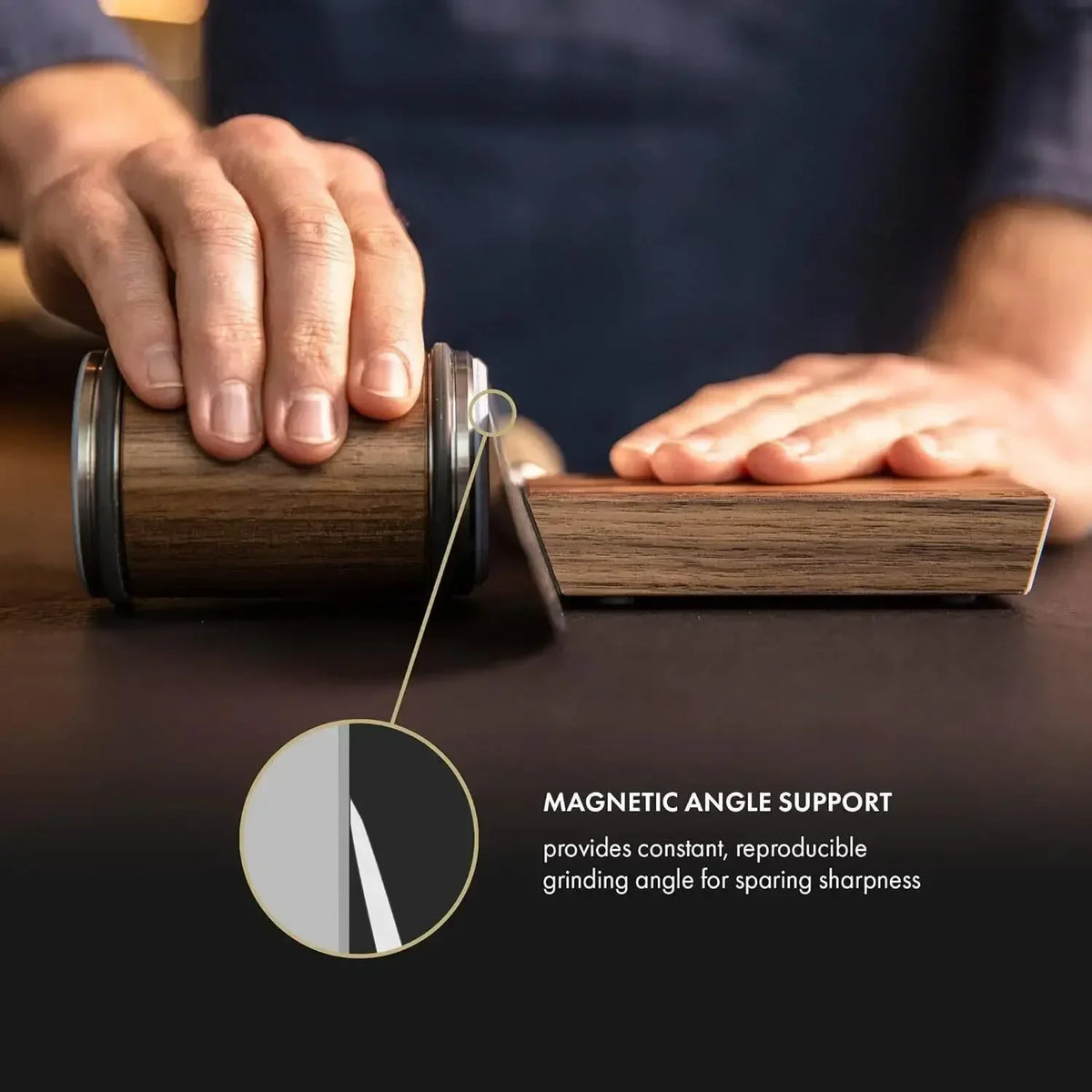 15° & 20° Angle Roller Kitchen Device 2026 – Rolling Diamond Knife Sharpener Kit with Magnetic Holder