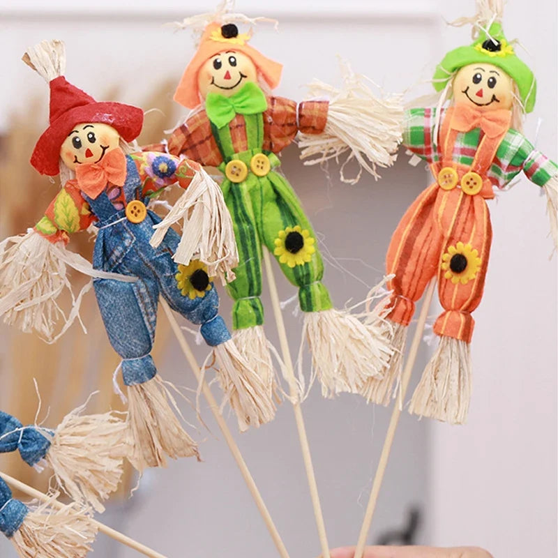 Decoration Scarecrow For Garden And Yard Outdoor Halloween Decor Autumn Harvest Festive Accent