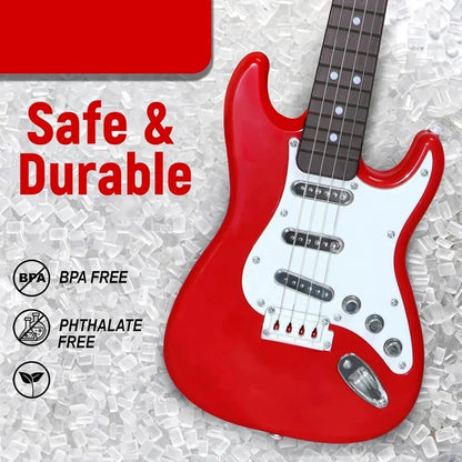 4-String Motor-Driven Guitar Toy for Kids - Travel-Friendly Musical Instrument, Great Gift for Young Musicians