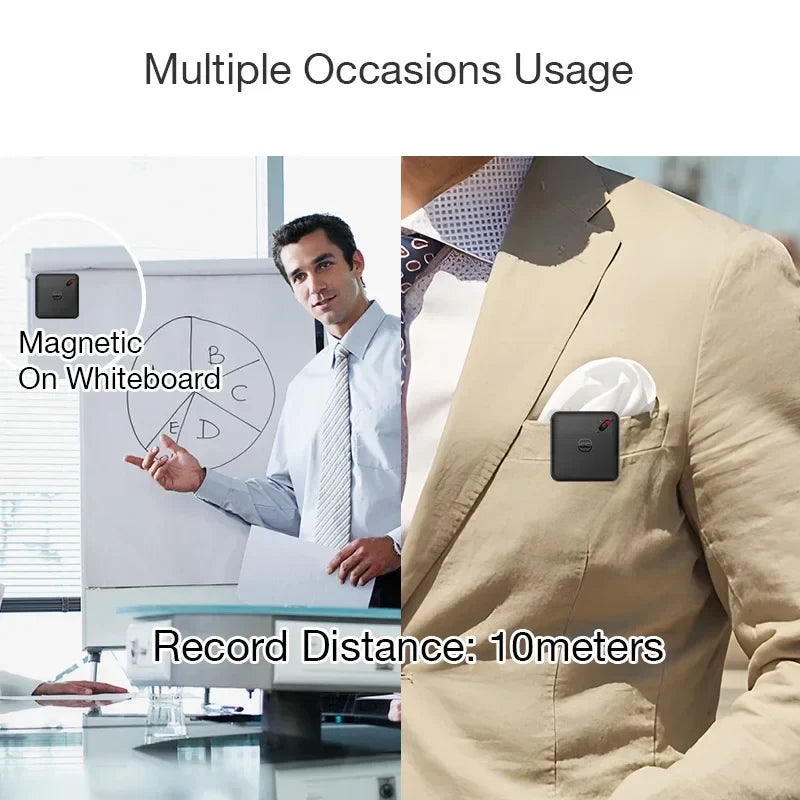 Voice Mini Recorder Clip On Magnetic Phone Dictaphone