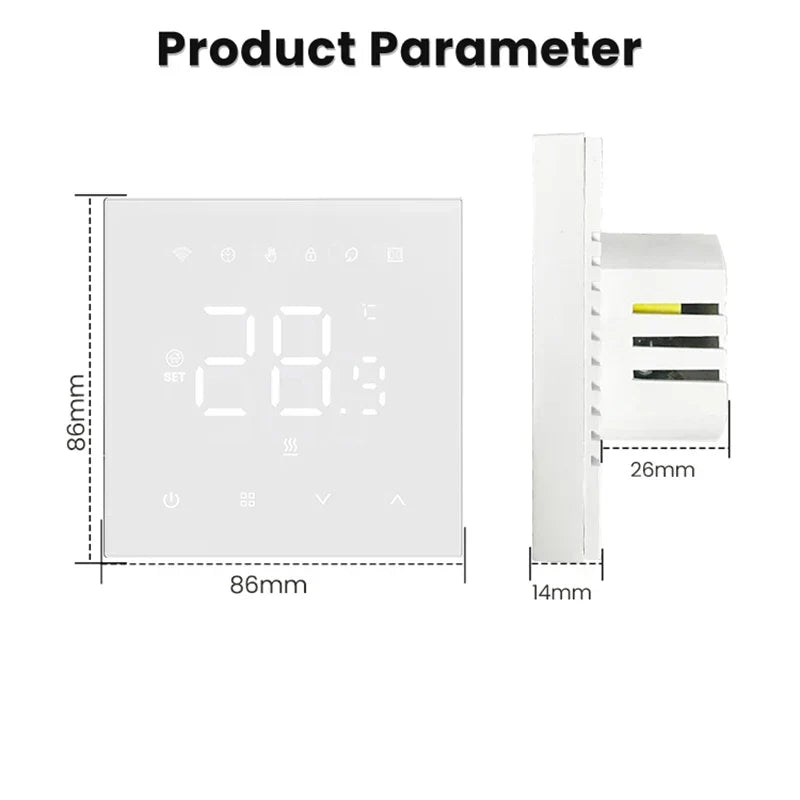 Thermostat Smart WiFi Autumn 2025 Heating And Boilers Voice Assistant Compatible Touchscreen Energy Saving