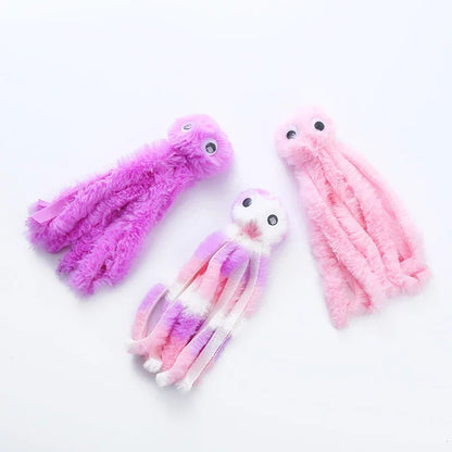 Octopus Cute Plush Cat Toy - Bite Resistant, Interactive Play Pet Supplies