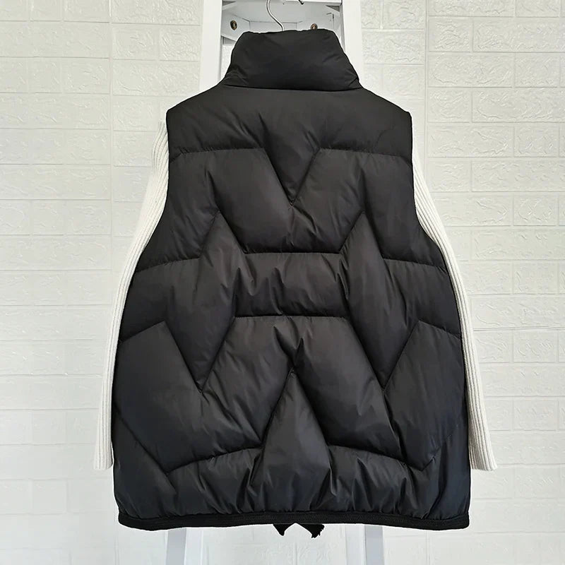 Light Women’s Puffer Vest - Short Relaxed, Duck Down
