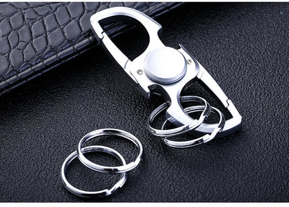 Fidget2025 Edition Spinner Keychain Stainless Steel EDC Gift
