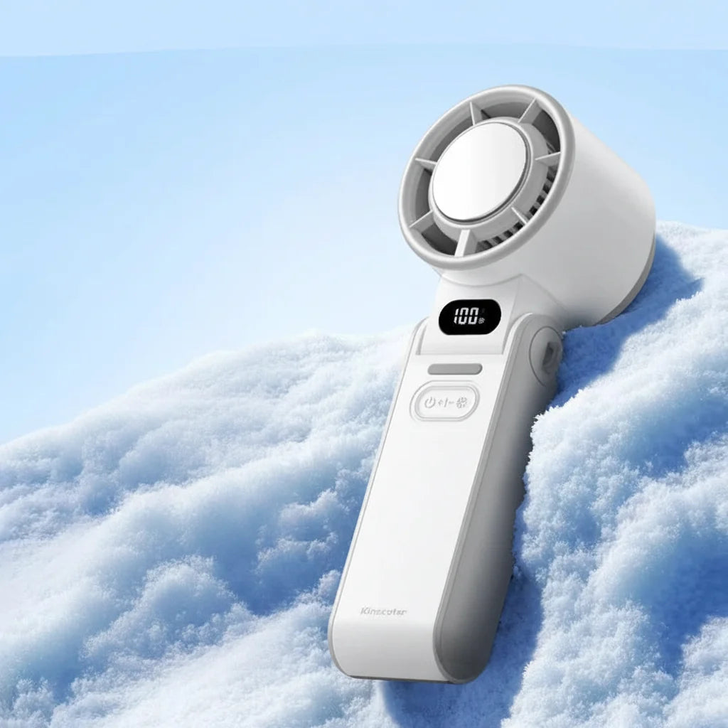 Handheld2026 Edition Fan Foldable Outdoor Cooling 3600mAh Battery 100 Level Turbo Summer