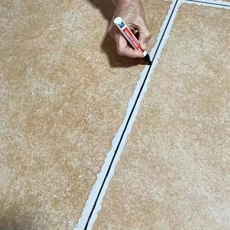Water-Resistant Grout Pen Tile Marker Permanent Seam Repair Bathroom Kitchen Floor Wall