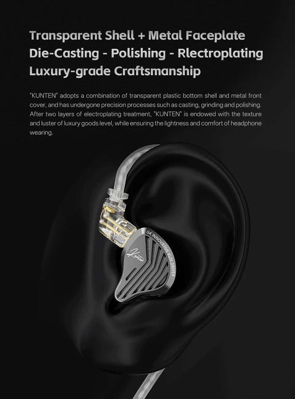 Dynamic Earphones Driver HiFi Earbuds With Detachable Cable For DJ Use Summer 2026 Trend