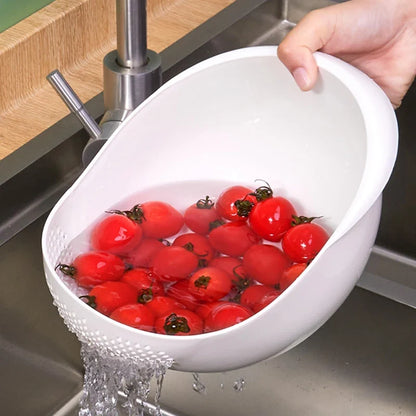 Rice Colander With Handles Kitchen Drain Basket Fall 2026 Simple Rinse Fast Drain
