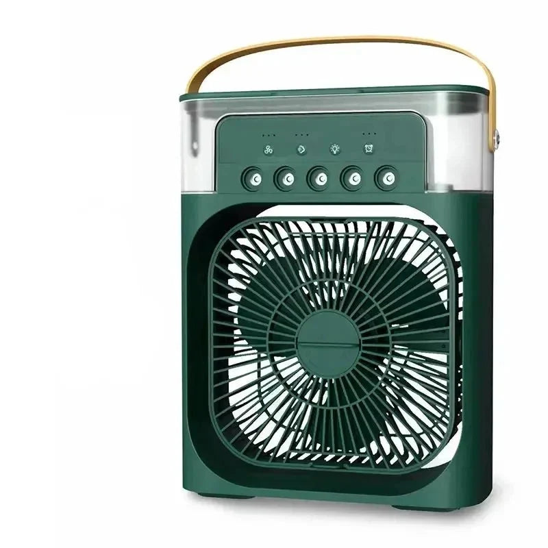 Humidifier Air Cooling USB Fan Water Mist Mini 3 In 1 Silent Cooler