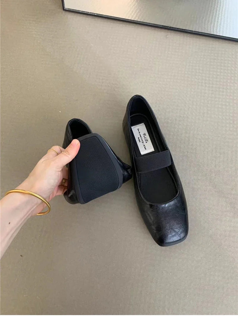 Women’s Supportive Ballet Flats - Square Toe Mary Jane