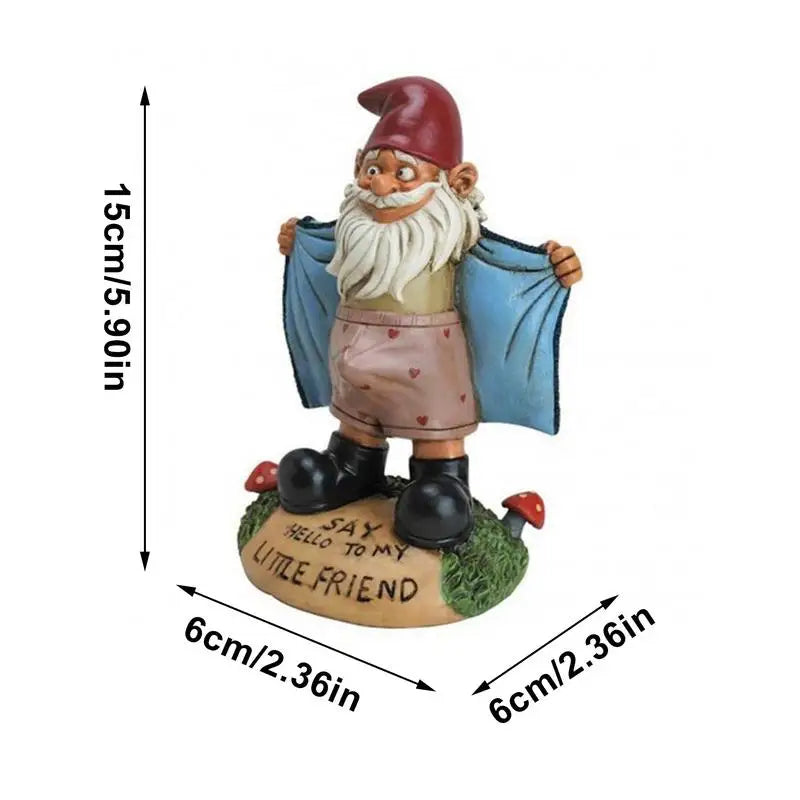 Gnome Garden Statue Outdoor Figurine Whimsical Garden Decor Summer 2026 Unique Backyard Decor