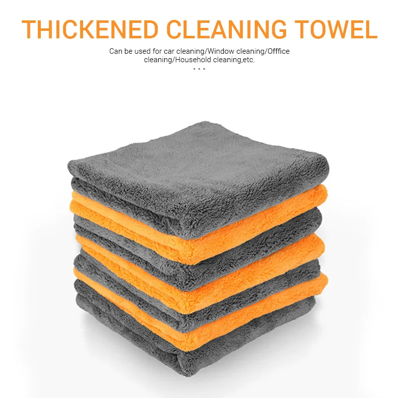 Microfiber Towels For Car Detailing, Thick 600GSM Drying Cloths, Ultra Absorbent Auto Maintenance Essential, Fall 2025 Trend
