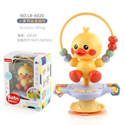 Soothing Baby Rattle Suction Cup Newborn Sensory Toys