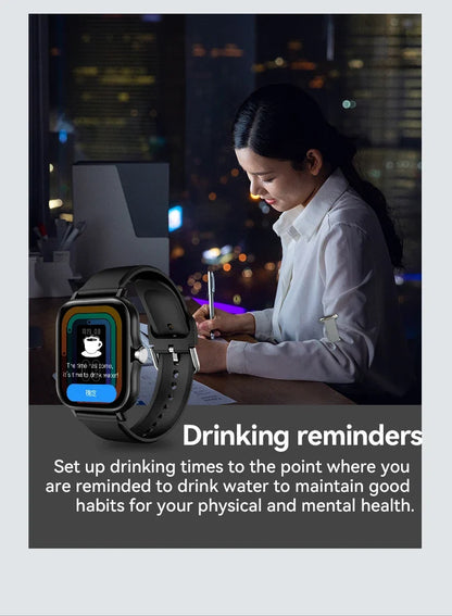Heart Rate Sleep Tracker Sports Fitness Smartwatch 2026 – LAXASFIT Smart Watch Full Touch Screen Bluetooth Call