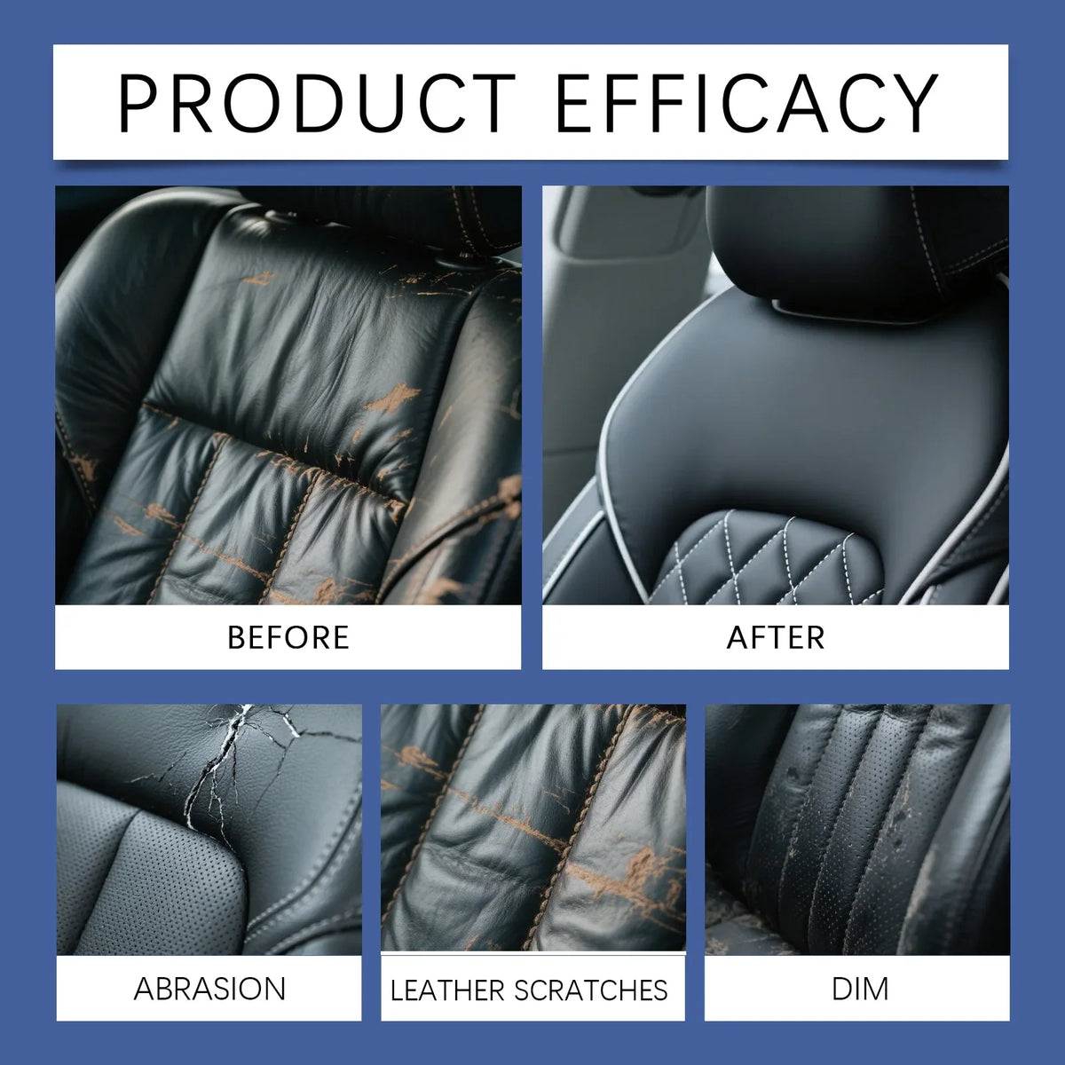 Leather2026 Edition Repair Glue Fast Dry Car Adhesive, Strong Bond For Seats And Steering Wheel, DIY Auto Repair