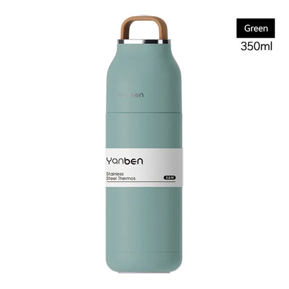Water Travel Bottle 350ml 304 Stainless Steel Vacuum Thermos Flask Fall 2025 Insulated Leakproof On The Go