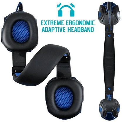 Gaming Headset Wired Noise Cancelling Microphone Flexible