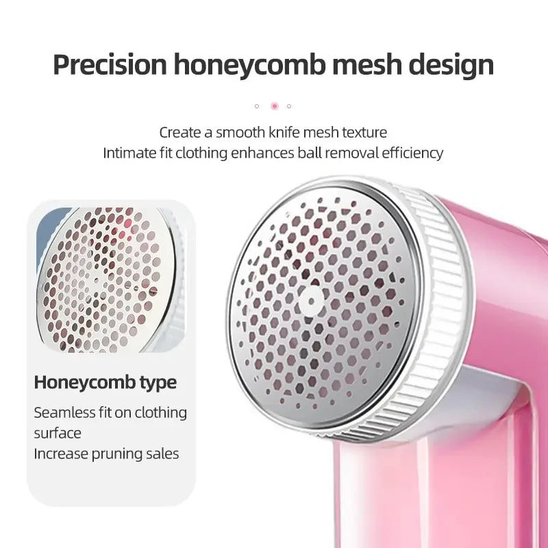 Remover Lint Fabric Shaver with Stainless Steel Blades for Wool and Cotton Balls