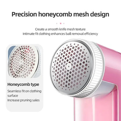 Remover Lint Fabric Shaver with Stainless Steel Blades for Wool and Cotton Balls