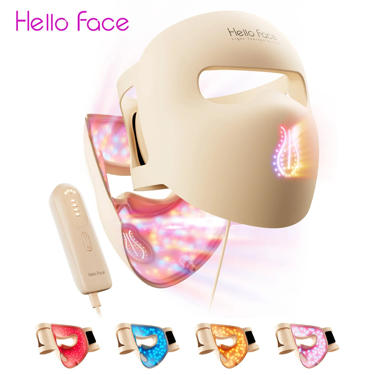 LED Light Therapy Mask 4D Facial Device Anti Aging And Acne Maintenance Fall 2026 Skincare Trend