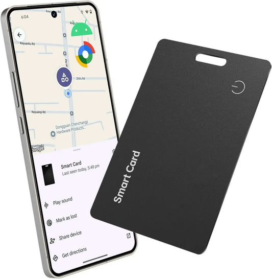 Cordless Battery-Powered Android Item Locator 2026 – Smart Wallet Tracker Card IP68 Water-Resistant